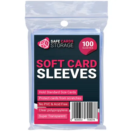 Koszulki na karty Protektory Ultra clear 100 szt SCS